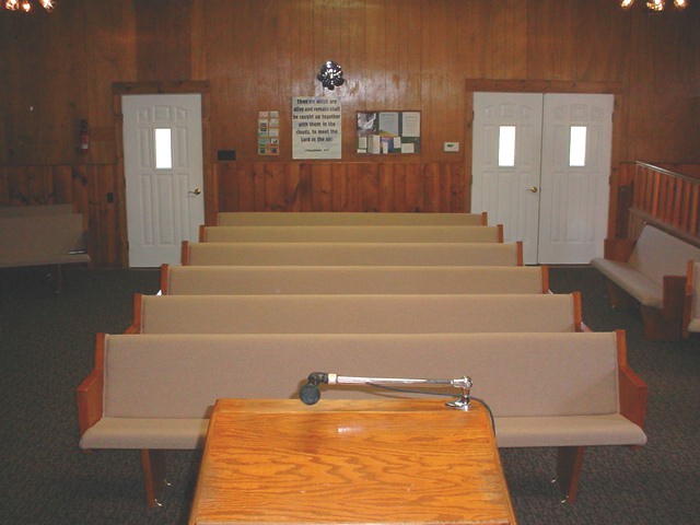 Sanctuary from Front to Back After Changes